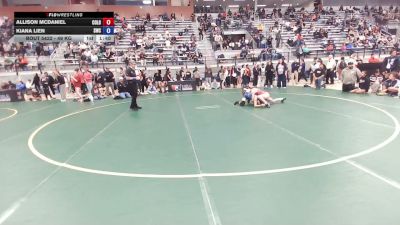 49 kg Cons. Rd Of 32 - Allison McDaniel, Colorado vs Kiana Lien, Sunnyvale Wrestling Club