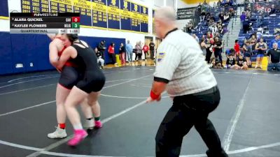 148 lbs Quarterfinal - Kaylee Flowers, New Castle Jr-Sr Hs vs Alara Quickel, Clearfield Area Hs