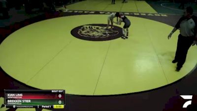 97 lbs Cons. Round 3 - Kian Ling, Worthington vs Brekken Stier, Stewartville