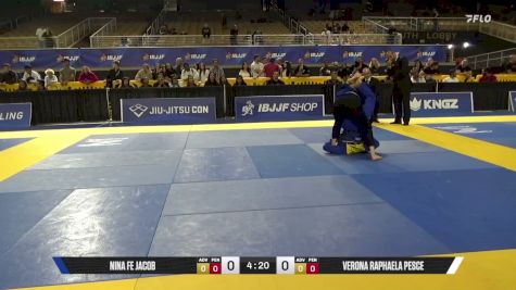 Verona Raphaela Pesce vs Nina Fe Jacob 2026 Pan Jiu Jitsu IBJJF Championship