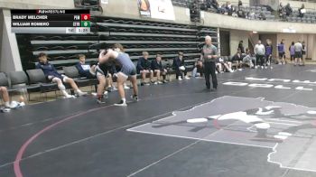 189 lbs Round 3 (6 Team) - Brady Melcher, Plainview-Elgin-Millville, MN vs William Romero, Saint Francis, MN