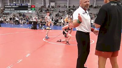 132 lbs Round Of 16 - Dominic Deputy, Team Shutt Rioux - HSB vs Nolan Rice, TDWC Maniacs Blue - HSB