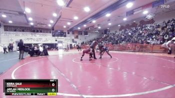 120 lbs Champ. Round 2 - Keira Sale, Northgate vs Jaylah Medlock, JW North