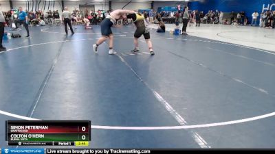 Elite 285 lbs Cons. Round 1 - Colton O`Hern, Buena Vista vs Simon Peterman, Unattached