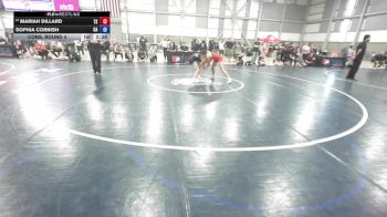 U20 Women - 53 lbs Cons. Round 4 - Mariah Dillard, TX vs Sophia Cornish, CA