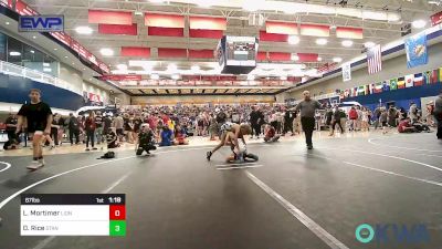 67 lbs Rr Rnd 2 - Lawson Mortimer, Lions Wrestling Academy vs Dayton Rice, Standfast OKC