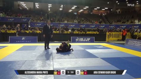 Aria Sewani Kaur Bhuhi vs Alessandra Maria Pinto 2026 Pan Kids Jiu-Jitsu IBJJF Championship