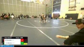 150 lbs Cons. Round 5 - Christian Macias, Wapato vs Alijah Rhoades, Rogers (Spokane)