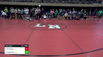 110 lbs Semifinal - Aiden Branigan, Sidney Center vs Andrew Alexander, Burnham