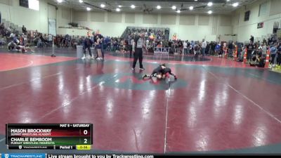 45 lbs Champ. Round 1 - Charlie Bemboom, Pursuit Wrestling Minnesota vs Mason Brockway, Summit Wrestling Academy