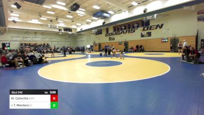 109 lbs Consi Of 32 #2 - Marcello Calavitta, Esperanza vs Troy Montero, St. John Bosco