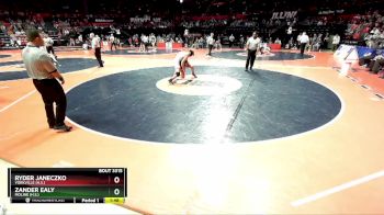 3A 157 lbs Cons. Round 3 - Zander Ealy, Moline (H.S.) vs Ryder Janeczko, Yorkville (H.S.)