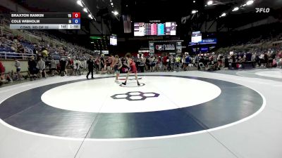 100 lbs Cons. Rd Of 32 - Braxton Rankin, VA vs Cole Wibholm, IA