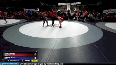 180 lbs Placement Matches (16 Team) - Emma Ford, SAWA vs Raven Ross, LAWA