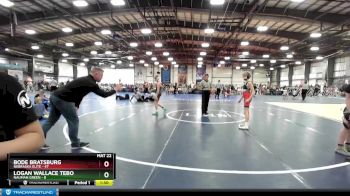 92 lbs Rd# 2 10:30am Friday - Bode Bratsburg, Nebraska Elite vs Logan Wallace Tebo, Nauman Green