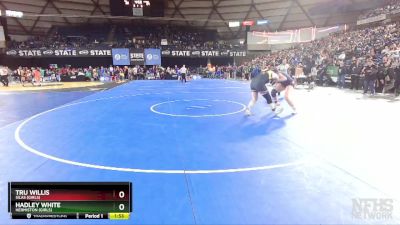 Girls 3A/4A 190 Quarterfinal - Hadley White, Hermiston (Girls) vs Tru Willis, Silas (Girls)