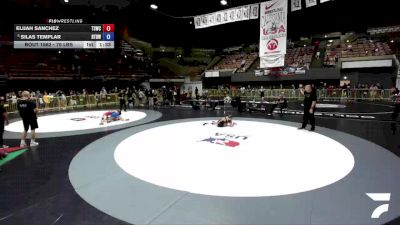 70 lbs 7th Place Match - Elijah Sanchez, Team Selma Wrestling Club vs Silas Templar, Run To Danger Wrestling