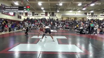 190 lbs 11th Place Match - Chance Georgius, Roland-Story vs Mason Ackerman, North Polk