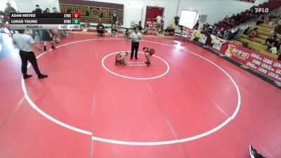 71-77 lbs Round 2 - Lukas Young, Hemet Youth Wrestling Club vs Adan Nieves, Engage