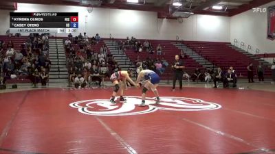 145 lbs 1st Place Match - Kyndra Olmos, Fresno City College vs Casey Otero, Cerritos College