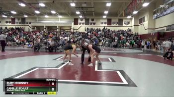 125 lbs Round 2 - Camille Schult, Waverly-Shell Rock vs Ruby McKinney, Denver