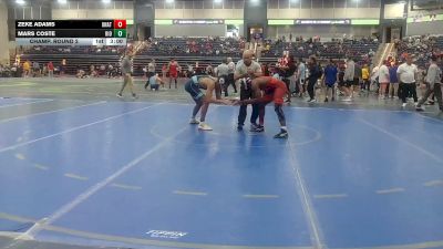 141 lbs Champ. Round 2 - Zeke Adams, Unattached vs Mars Coste, University Of Rio Grande