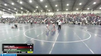 75+ Quarterfinal - Timmy Valeti, Champions Wrestling Club vs Waylon Wright, Sanderson Wrestling Academy