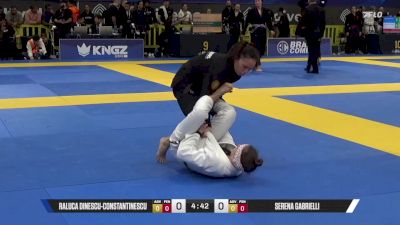 Serena Gabrielli vs Raluca Dinescu-Constantinescu 2025 European Jiu-Jitsu IBJJF Championship