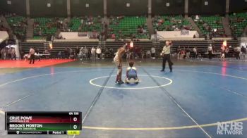 6A 106 lbs 1st Place Match - Crue Powe, Gardendale Hs vs Brooks Morton, Mortimer Jordan HS