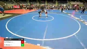 95 lbs Consi Of 8 #1 - William Phillips, Boom Ranch vs Dallas Brooks, Valiant Prep