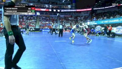 1A-113 lbs Champ. Round 2 - Jensen Dyer, Martensdale-St. Marys vs Jacob Rauch, North Linn