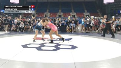 170 lbs Champ. Rd Of 16 - Elizabeth Madison, Ohio vs Bryce Snyder, Pennsylvania