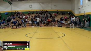 120 lbs Cons. Round 5 - Zane Beard, Lake (Uniontown) vs COLTON RHOADS, LOUISVILLE