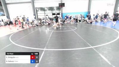 24 kg 7th Place - Charae Gregula, PA West Black vs Sophia Schulz, Team NY