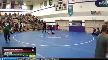 51-56 lbs Round 4 - John Lee, Spanish Springs Wrestling Club vs Fynn Tuihalangingie, DaMonte Ranch Mustangs