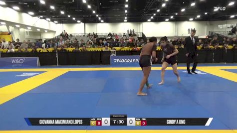 Cindy A Ung vs Giovanna Maximiano Lopes 2025 World IBJJF Jiu-Jitsu No-Gi Championship
