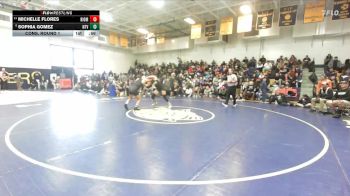 155 lbs Cons. Round 1 - Michelle Flores, Rio Mesa vs Sophia Gomez, Northview
