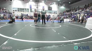 105 lbs Rr Rnd 1 - Kipten Justus, Mannford Pirate Youth Wrestling vs Hannah Alexander, Warhorse Wrestling Club