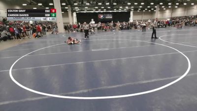 113 lbs Champ. Rd Of 32 - Carson Davies, Esperanza High School Wrestling vs Colton Gray, Combative Sports Athletic Center