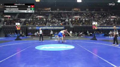 285 lbs Champ. Round 1 - Reid Garrison, Merchant Marine vs Titus Waters, Wabash