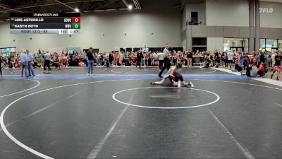 85 lbs Champ. Round 1 - Kasyn Boyd, Wichita Wrestling Club vs Luis Astudillo, Garden City Wrestling Club