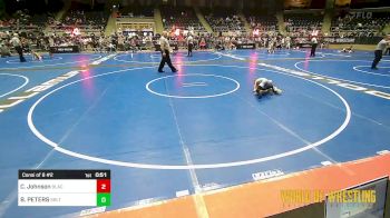 64 lbs Consi Of 8 #2 - Cole Johnson, Black Fox Academy vs BRODY PETERS, Sebolt Wrestling Academy