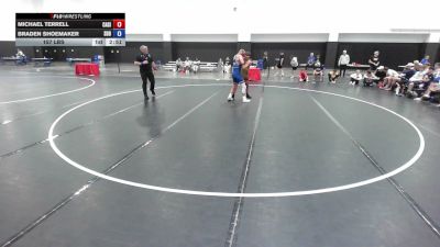 157 lbs Michael Terrell, California Silver vs Braden Shoemaker, South Dakota Blue