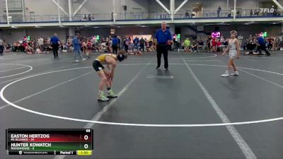 68 lbs Round 6 (8 Team) - Hunter Kowatch, Roughhouse vs Easton Hertzog, PA Alliance