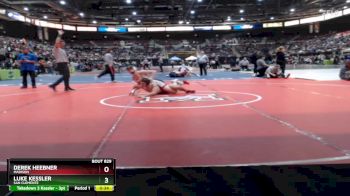 150 lbs Cons. Round 2 - Luke Kessler, San Clemente vs Derek Heebner, Madison