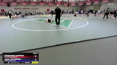 180 lbs Champ. Round 1 - Symphanie Sampson, Schreiner University vs Fiona McConnell, North Central (IL)