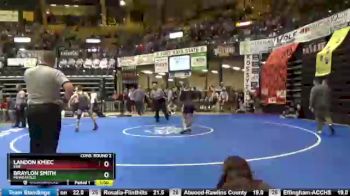 132 lbs Cons. Round 2 - Landon Kmiec, Erie vs Braylon Smith, Minneapolis