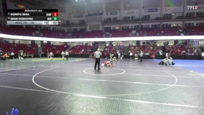 132 lbs Cons. Round 2 - Korbyn Sena, Nampa vs Dean Hoskovec, Boise