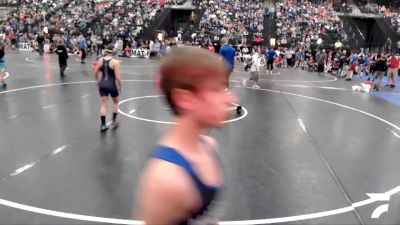 85-92 lbs Quarterfinal - Emmett Palmer, Broken Bow Wrestling Club vs Keira Crane, Minden Wrestling Club