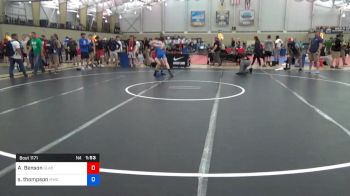 55 kg Consi Of 16 #2 - Arlie Benson, Gladiator Wrestling Club vs Sean Thompson, MWC Wrestling Academy